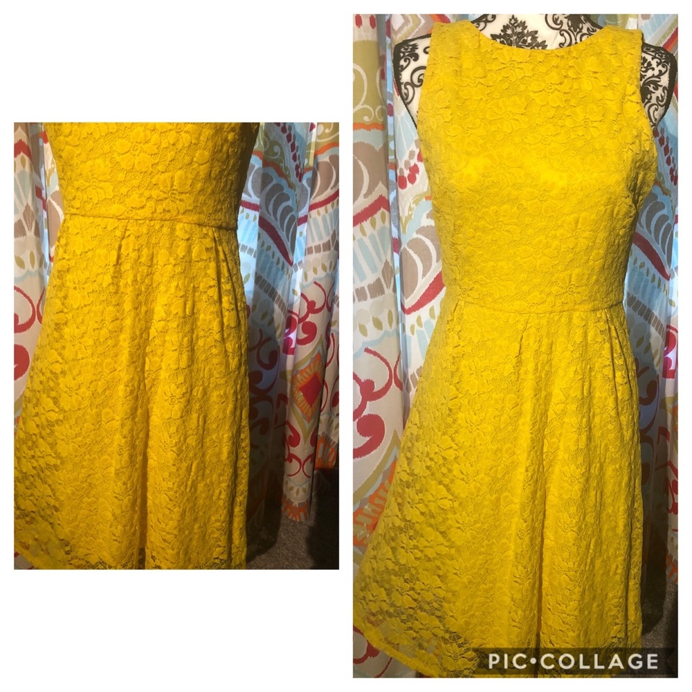 Yellow Lacy Dress